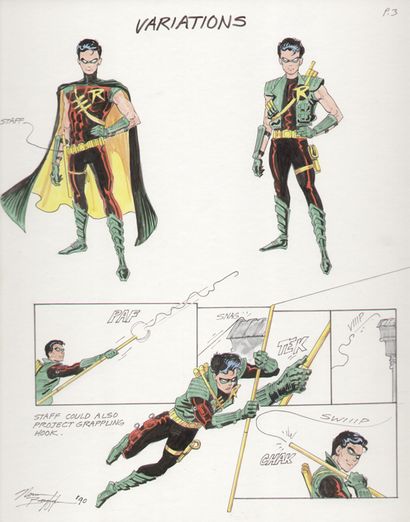 Batman- Die 1989 Film Robin Relics desigining Tim Drake s Robin-Kostüm