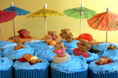 Strand Themed Cupcakes Rezept