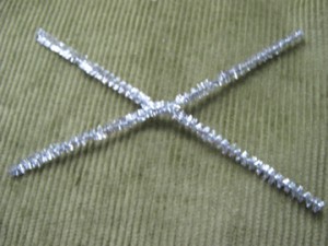 Perles flocon de neige Ornement # 7, minéraux modernes