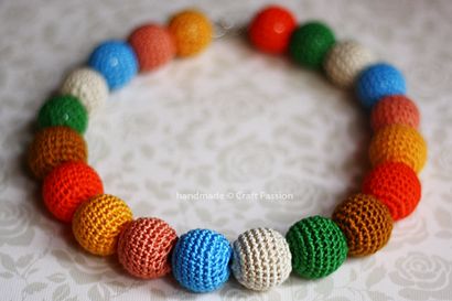 Collier de perles - Crochet Pattern libre, Passion Craft