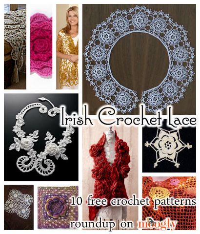 Belle et Inspirer Irish Crochet Lace 10 Patrons gratuits
