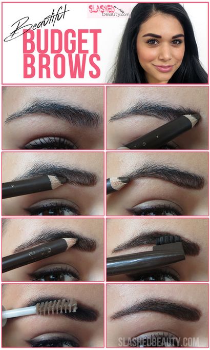 Belle Budget Sourcils Comment remplir votre Sourcils, Accrocs Beauté