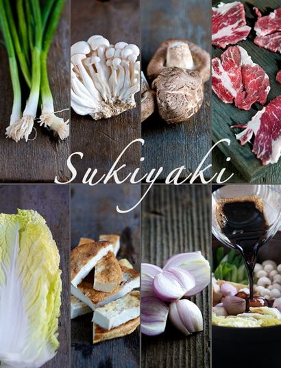 Boeuf sukiyaki recette japonaise Hot Pot