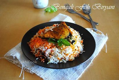 Style de bengali Poisson biryani, PeekNCook