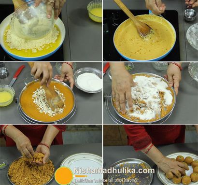 Besan recette ladoo - Comment faire Besan ladoo - Besan laddu