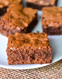 Best-jamais Chewy faites maison Brownies - Couches du bonheur