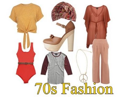Best of 70s Mode, wie Chic-Look in 70s Kleidung, wie breit Bein Hose und Plattform tragen
