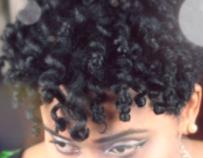 Meilleur jeu de rouleau sur courte 4C Natural Hair Styles