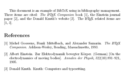 Bibliographie Management mit bibtex - ShareLaTeX, Online LaTeX-Editor