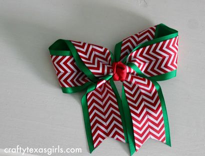 Big Christmas Hair Bow - I coeur Nap temps