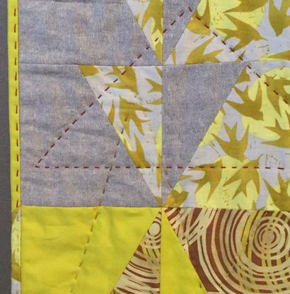 Big point quilting Tutorial - Fil rouge studio