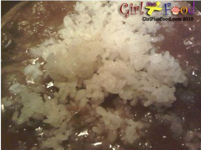 Biko ... Filipino Süßer Reis Dessert, Mädchen Plus-Lebensmittel