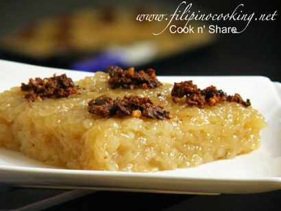 Biko gâteau de riz avec Latik, Cook n - Partager - Cuisines du monde