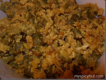 Birakaya kodiguddu porutu (curry de courge truqué) Birakaya kodiguddu porutu
