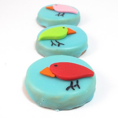 les cookies d'oiseaux - le cookie décoré
