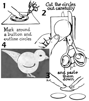 Vogel Handwerk für Kinder Ideen für Kunst & amp; Crafts Aktivitäten machen nette Vögel wie Hühner,