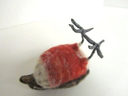 Pieds d'oiseaux pour les oiseaux aiguille - Felted tutoriel gratuit, LIVING FEUTRE Blog!