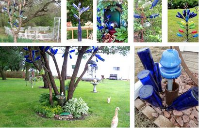 Vögel und Bienen, und blaue Flasche Bäume ..., Flohmarkt Gartenbau