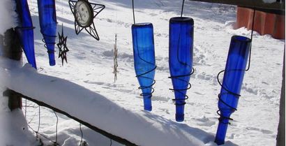 Vögel und Bienen, und blaue Flasche Bäume ..., Flohmarkt Gartenbau