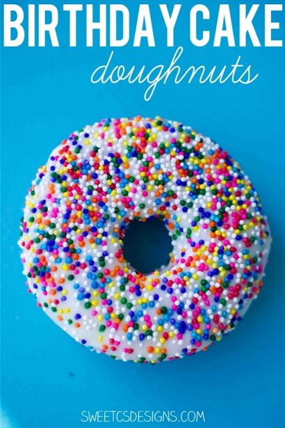 Geburtstags-Kuchen Donut Rezept - Sweet C - s Design