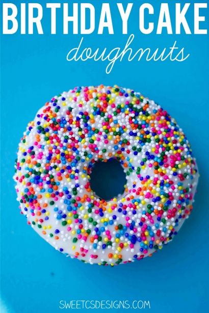 Gâteau d'anniversaire Donut Recette - Doux C - s Designs (modèles) Gâteau d'anniversaire Donut Recette - Doux C - Designs de