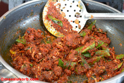 Bitter Gourd Chilli Ail ou Kakarakaya karam