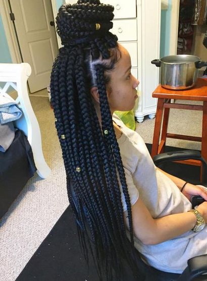 Black Girls coiffures et coupes de cheveux - 40 bonnes idées pour Bobines Noir