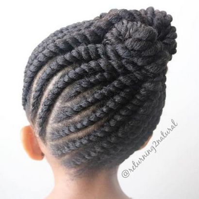 Black Girls coiffures et coupes de cheveux - 40 bonnes idées pour Bobines Noir