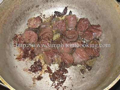 Boudin noir et Houblon, Cuisine simplement Trini