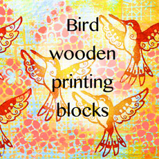 Block Printing, Holzdruckstöcke, Crafts Supplies
