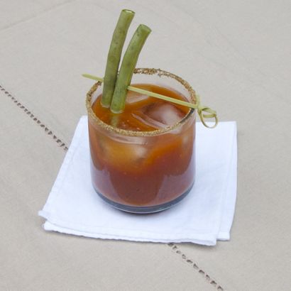 Bloody Mary avec haricots verts marinés, Scarpetta Dolcetto