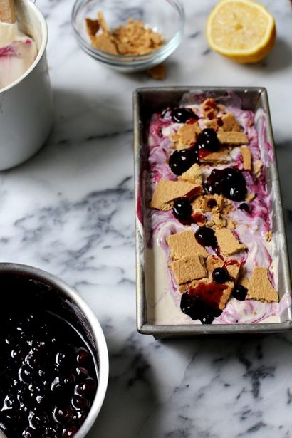Blueberry Cheesecake Ice Cream, Joy Baker (crème) Blueberry Cheesecake Ice Cream, Joy Baker
