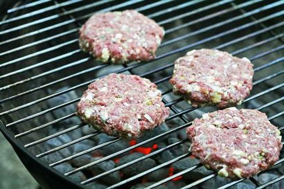 Burgers au fromage bleu Recette