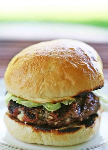 Burgers au fromage bleu Recette