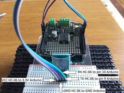 Bluetooth Roboter zur Verwendung von Arduino und Android Into Robotics