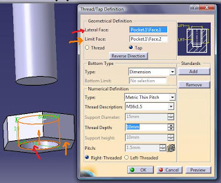 Bolt & amp; Écrou - Threading - CATIA V5 Tutorial