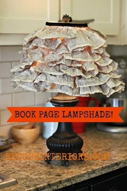 Mettre en favori lampe Abat-jour de pages Livre