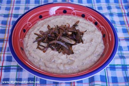 Borani Bademjan ~ yogourt persan avec Aubergine Dip - Mon Persian Cuisine