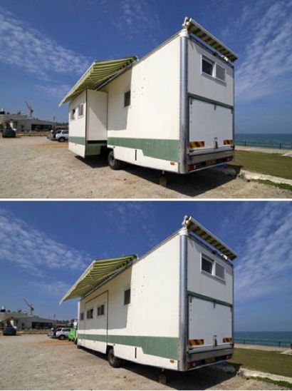 Box camion reconverti en bricolage solaire incroyable Cabine mobile