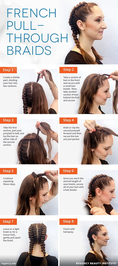 Tressées Couettes Hacks, comment faire Tresses néerlandais, Boxer Braid Coiffures