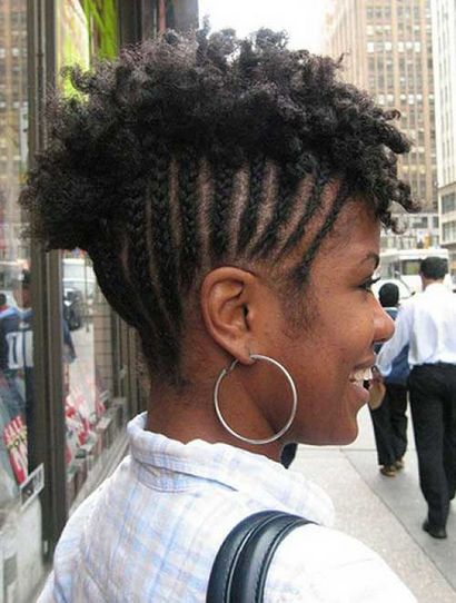 Tresses pour les femmes noires aux cheveux courts, courts Coiffures 2016 - 2017, les plus populaires Coupes de cheveux courts