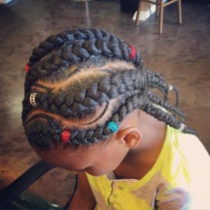 Tresses pour les enfants, pour les filles Coupes de cheveux tressées