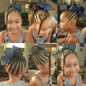 Tresses pour les enfants, les coiffures tressées pour les filles (tresses Les) Tresses pour les enfants, pour les filles Coupes de cheveux tressées