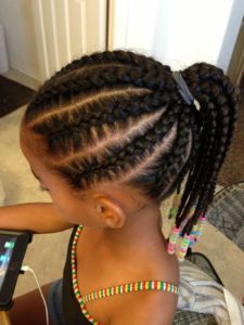 Tresses pour les enfants, Coupes de cheveux pour les filles Tressé (kids) Tresses pour les enfants, pour les filles Coupes de cheveux tressées