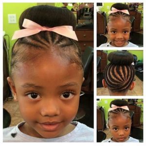 Tresses pour les enfants, les coiffures tressées pour les filles (de tressées) Tresses pour les enfants, pour les filles Coupes de cheveux tressées