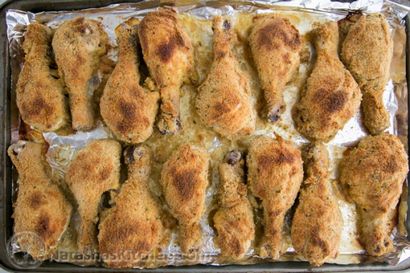 Pané au four Pilons de poulet Recette - Natasha - Kitchen