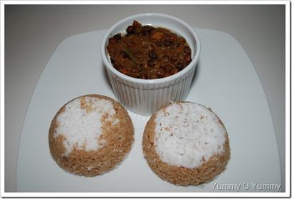 Brot Puttu und Kadala Curry