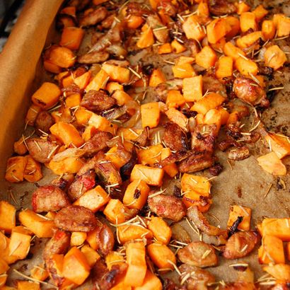 Petit-déjeuner Hash de patates douces, Paleo Grubs