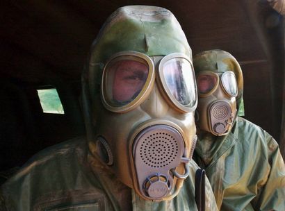 La respiration du gaz neurotoxique aurait utilisé en Syrie se sent comme - un couteau en feu - dans vos poumons