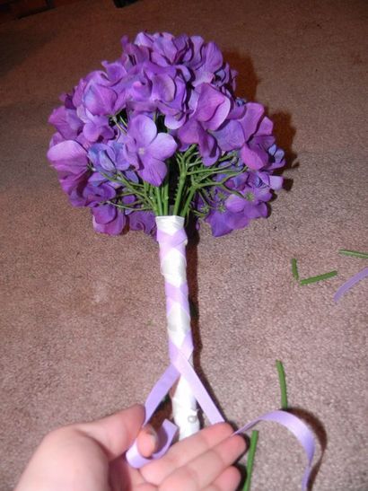 instructions bouquet de mariée sur l'utilisation des fleurs de soie, Weddingbee Galerie de photos